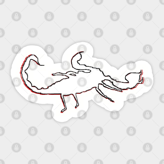 Scorpion 3D Scorpio skorpion Skorpio Sticker by 4rpixs